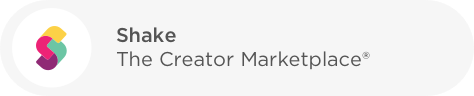 Shake - The Creator marketplace